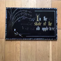 Buy Old Vintage Reverse Painted Glass Quote - In The Shade Of The Old Apple Tree • 35£
