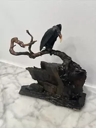 Buy Original ROGER SWEZEY Vulture In Tree Oddity Gothic Folk Art Bronze Sculpture • 32.25£