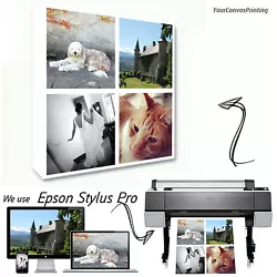 Buy Personalised Framed Canvas Collage Print Photo Image Picture - Ready To Hang • 0.99£
