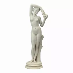 Buy Nude Naked Female Flower Bearer Erotic Greek Cast Marble Statue Sculpture 45 Cm • 83.27£