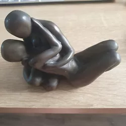 Buy Sculpture Entwined Nude Lovers Figurine Bronzed Resin Hand Made Dave Veal  • 25£