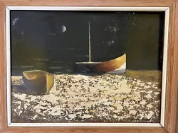 Buy Gordon Bennett Contemporary Oil Painting ( Beach At Night ) • 395£