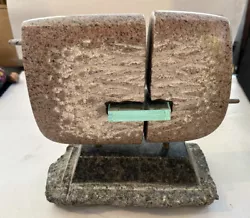 Buy 1996 Granite Stone & Glass Sculpture Abstract Art By John Lombardi (20th C) • 944.98£