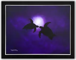 Buy Wyland- Original Painting On Canvas  Sea Turtles  • 73,473.24£