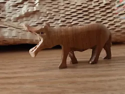 Buy Hand Carved Wooden African Animals - Hippopotamus • 7.99£