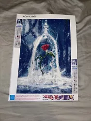 Buy Diamond Art 5D Painting - Beauty And The Beast Rose • 7.12£