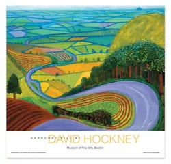 Buy David Hockney - Garrowby Hill, Original Museum Of Fine Arts, Boston Poster • 150£