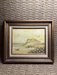 Buy Ocean Dunes W/flowers Oil Painting By Rossini • 70.45£