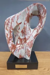 Buy Signed Seymour Snyder Mid Century Modern MCM Abstract Marble Heart Sculpture • 430.18£
