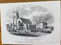Buy Antique Print Birmingham St John's Church Lady Wood C1860 Pub. By James Granger • 4£