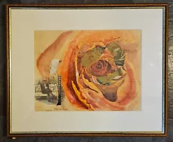 Buy John Henderson Framed Signed Mixed Media Collage  The Rose & The Gentleman  • 79.99£