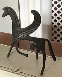 Buy Pegasus Statue Ancient Greek  Handmade Museum Caranti Bronzed Copy. 4.33  Tall • 22.50£