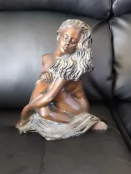 Buy Naked Art Nouve Suggestion Bronze Unsigned  Statue Figure Sculpture Erotic Nude • 125£