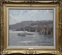 Buy Algernon Talmage British Edwardian St Ives School Seascape Oil Painting Newlyn • 9,000£