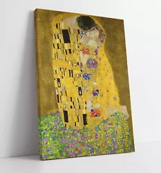 Buy Gustav Klimt, The Kiss -canvas Wall Art Picture Print Painting- Gold Famous Art • 21.99£