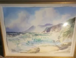 Buy Large Manfred Kuhnert Painting Beach Scene  • 630£