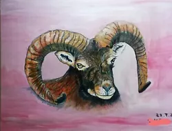 Buy Unique Paintings Acrylic Signed 30x40 Cm Aries • 17.20£