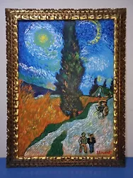 Buy Vincent Van Gogh  (Handmade)  Oil Painting On Canvas Signed & Stamped 64x84 Cm • 710.42£