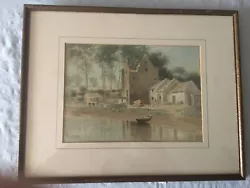 Buy Original Watercolour Of Ringhaddy Castle, 1859-1937 Joseph William Carey • 650£