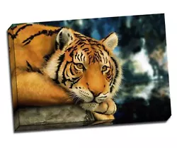 Buy Tiger Painting Art Canvas Print Wall Art 30x20  A1 • 24.99£