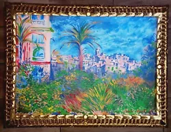 Buy Claude Monet (Handmade)  Oil Painting On Canvas Signed & Stamped Framed 64x84 Cm • 779.62£