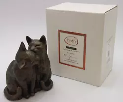 Buy FRITH SCULTURES Bronze Cats Yum-Yum And Friend Paul Jenkins Signed PJ Boxed #H4 • 24.99£