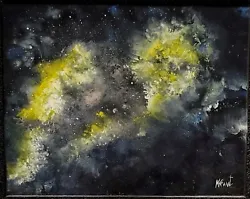 Buy Nebula Painting Universe Galaxy Space Stars Cosmos Fine Art Original Signd Kravt • 123.58£