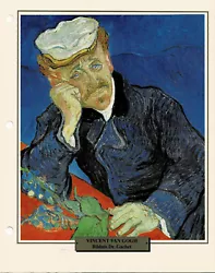 Buy Portrait Dr. Gachet - Vincent Van Gogh - Info Card • 0.86£