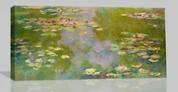 Buy Claude Monet, The Water Lilies Painting Canvas Wall Art Print • 12.95£