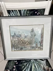 Buy Vintage Paula French Danish Painter Watercolour Painting Law Court London Gift • 69.99£