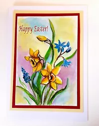 Buy Spring Greeting Cards Daffodil  Easter Original Print Watercolor Painting Spring • 3.50£