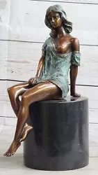 Buy Bronze Sculpture Statue Signed Original Milo Erotic Nude Naked Female Artwork • 220.94£