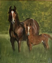 Buy Horse Portrait Oil On Canvas Art • 160£