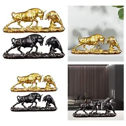 Buy Cow Cattle Sculptures Exquisite Animal Sculpture For Bookcase Shelf Tabletop • 23.77£