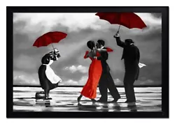 Buy Jack Vettriano-The Singing Butler-105x75cm Oil Painting Canvas With Frame G98022 • 208£
