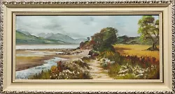 Buy Jill Mickle  Welsh Landscape  1983 Original Oil Painting On Board Signed, Framed • 135£