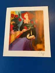Buy SERIOLITHOGRAPH-Magali Au Bouquet-SIGNED-Authenticity CERTIFICATE • 7£