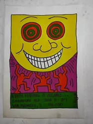 Buy Keith Haring - Drawing And Painting On Paper - Signed And Sealed • 100.38£