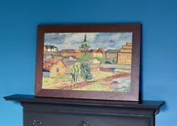 Buy Swedish Mid-Century Oil On Panel Painting BY E. Gunnar, Dated 1948 • 140£