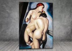 Buy Tamara De Lempicka Two Nudes CANVAS PAINTING ART PRINT 1314 • 40.91£