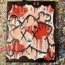 Buy Ghostgrl Graffiti Art ORIGINAL Street Modern NYC Pop 10x8 PAINTING USA Canvas • 64.29£