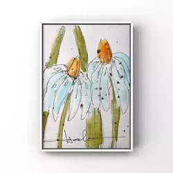 Buy Daisy Watercolor Painting Daisies Wildflowers Art Original Signed Artwork Floral • 20.67£