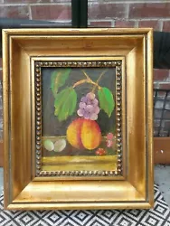 Buy Antique Original Oil Painting Still Life Heavy GILT Frame 8 ×6  Image Size. • 25£