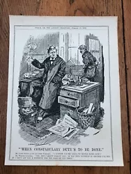 Buy 1910 Cartoon Print   Mr Winston Churchill   When Constabulary Duty's To Be Done  • 13.99£