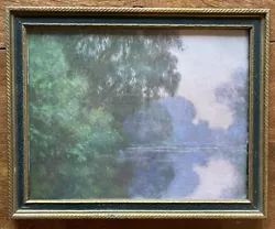 Buy 🔥Lovely 8.25” X 10” Framed Monet Riverscape Scene  • 16.79£