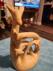 Buy Ten Thousand Villages -  4 Giraffes Carved Stone  • 19.02£