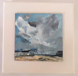 Buy Original Oil Painting Contemporary Orkney Seascape 6x6 By Dawn Mayes • 28£