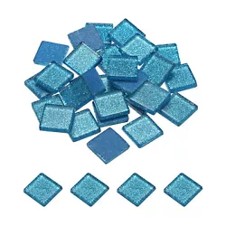 Buy Mosaic Tiles, Glass Tiles 2 X 2cm For DIY Crafts, 25pcs(100g,Sea Blue) • 8.93£