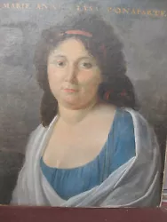 Buy Marie Anna Elysa Bonaparte (1777-1820), Sister Of Napoleon, Oil Canvas Painting • 62,999.57£