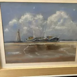 Buy Beautiful Framed Seaside Fishing Boat Original Picture - Medium Unknown • 20£
